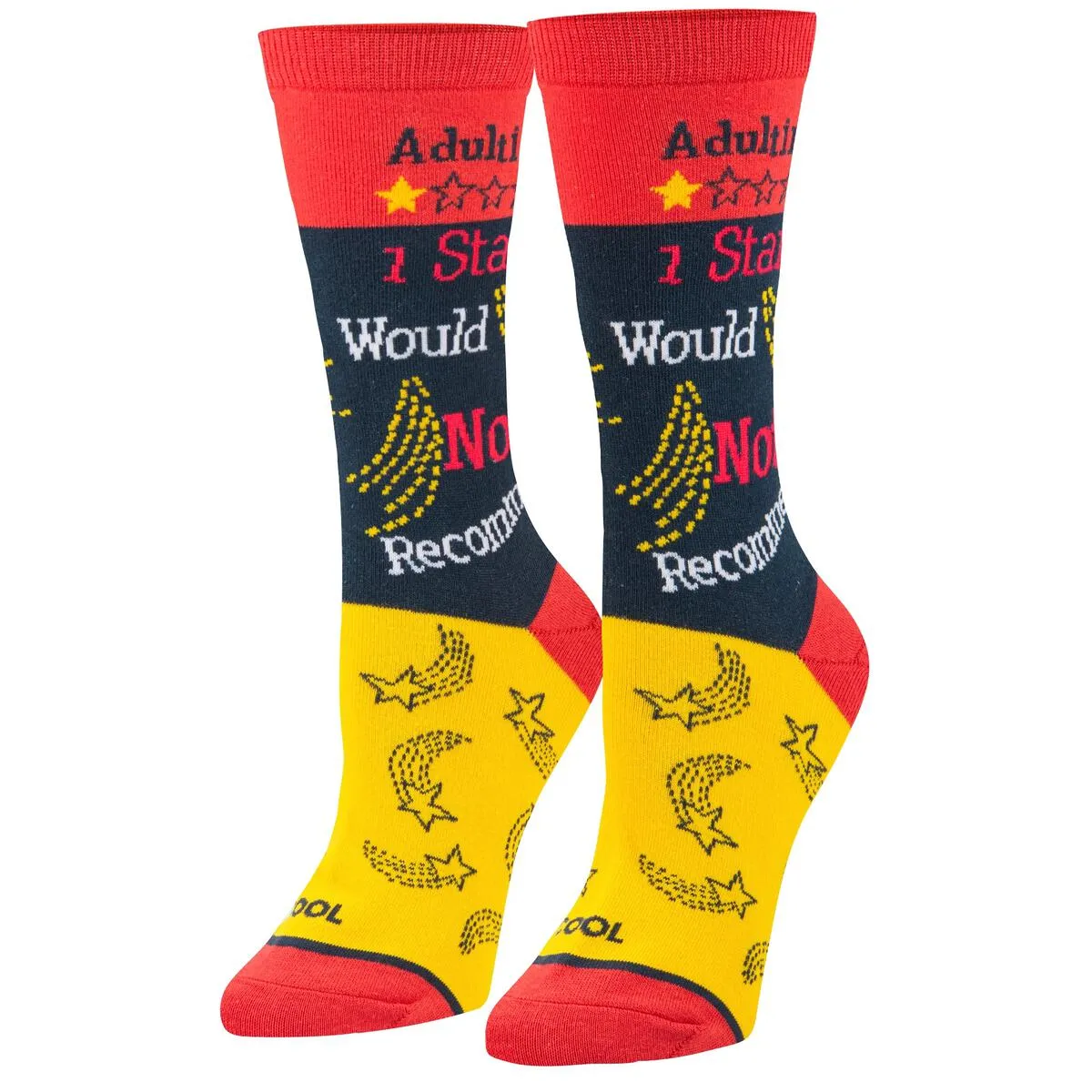 Adulting 1 Star Cushion Knit Socks - Women