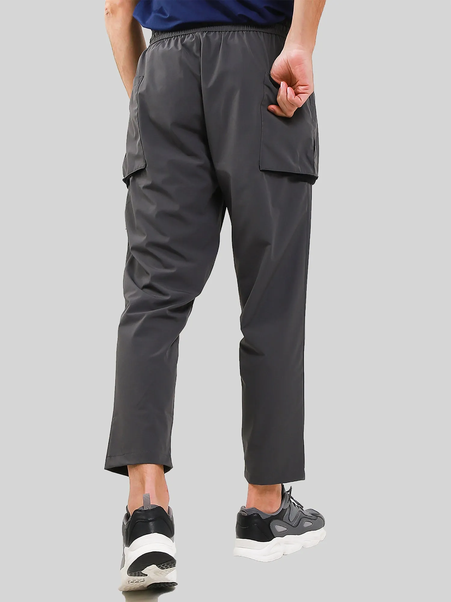 All Grey Utilitarian Cargo Male Pants