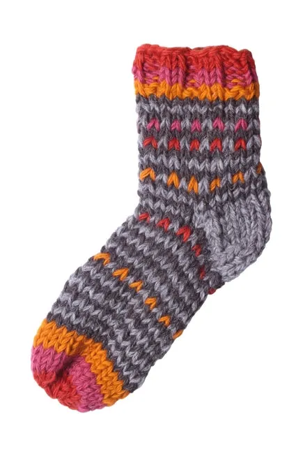 Arica Sofa Socks Bark/Earth