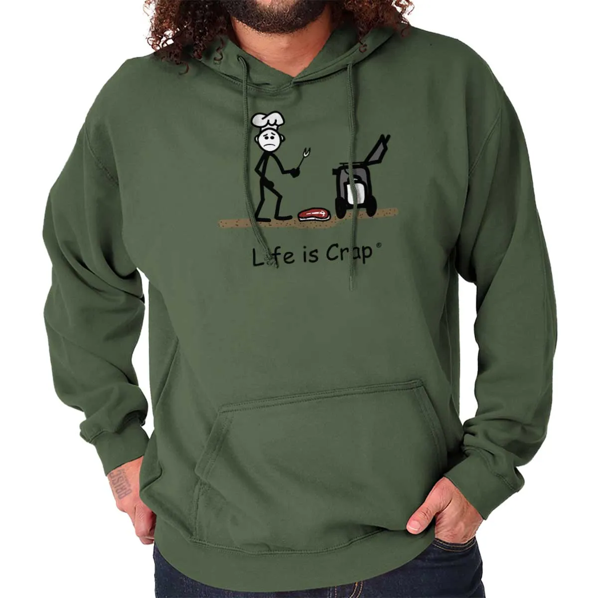 BBQ Steak Drop Hoodie