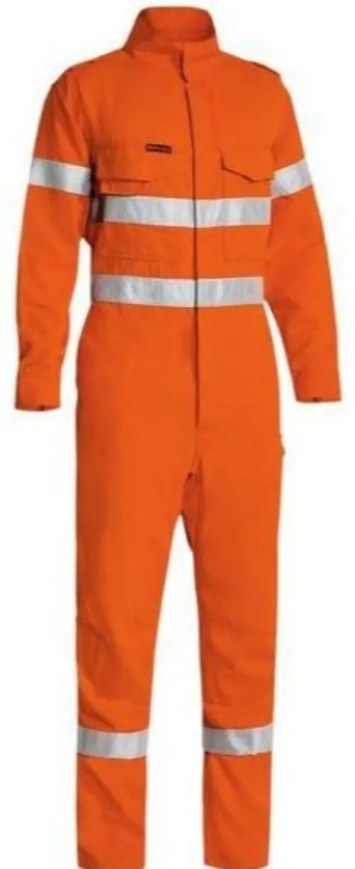 BC8185T - Bisley - Hi-Vis Flame Resistant Lightweight Engineered Overall