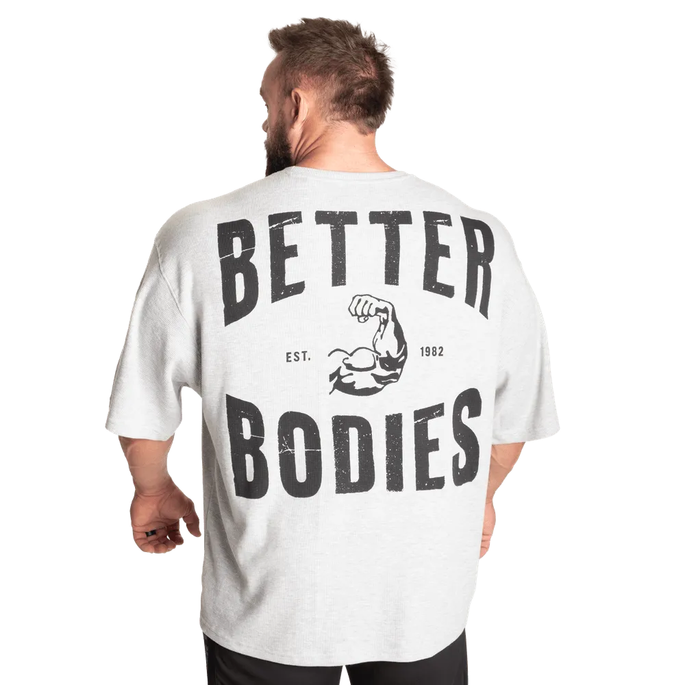 Better Bodies Muscle Iron Thermal Tee - Grey Melange