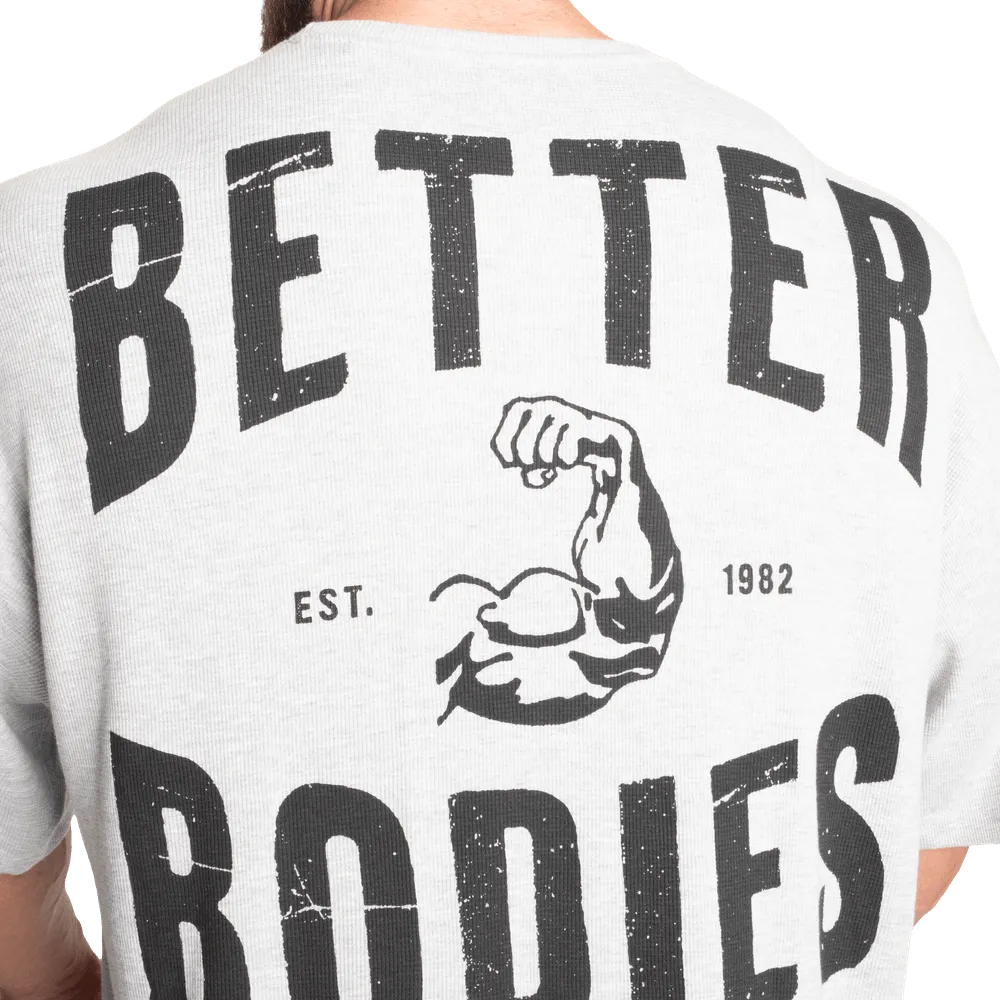 Better Bodies Muscle Iron Thermal Tee - Grey Melange