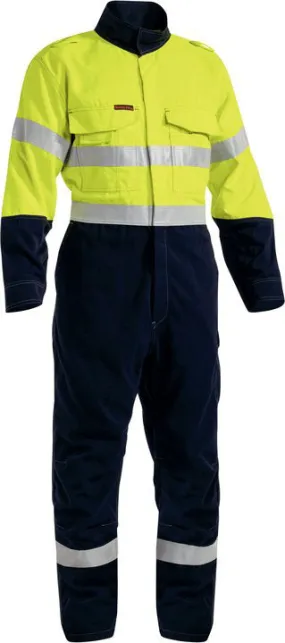 Bisley - TenCate Tecasafe® Plus 700 Taped Hi Vis Engineered FR Vented Coverall (BC8086T)