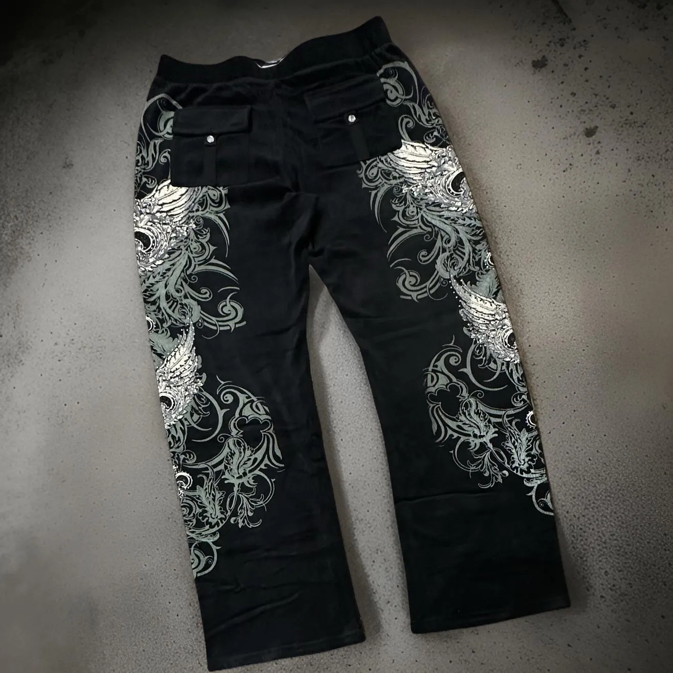 *BUS STOP* WOMEN'S VELOUR (BLACK) FULL OUTFITS (HOODED WITH ZIP)
