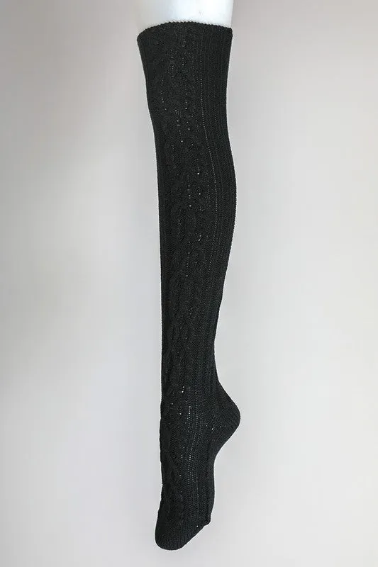 Cable Knit Socks