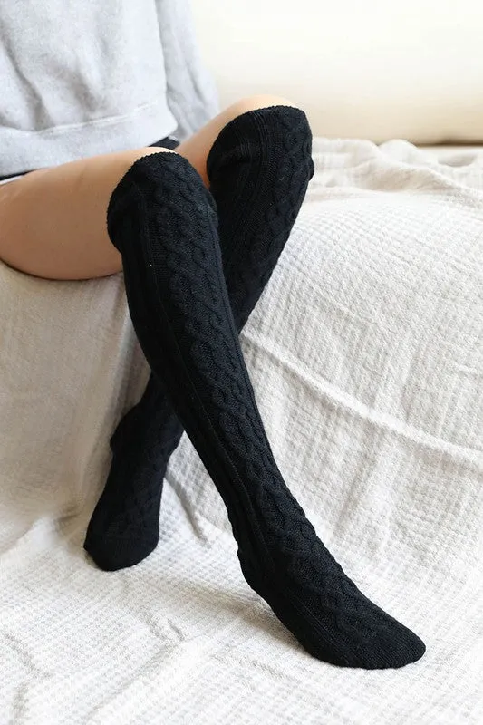 Cable Knit Socks