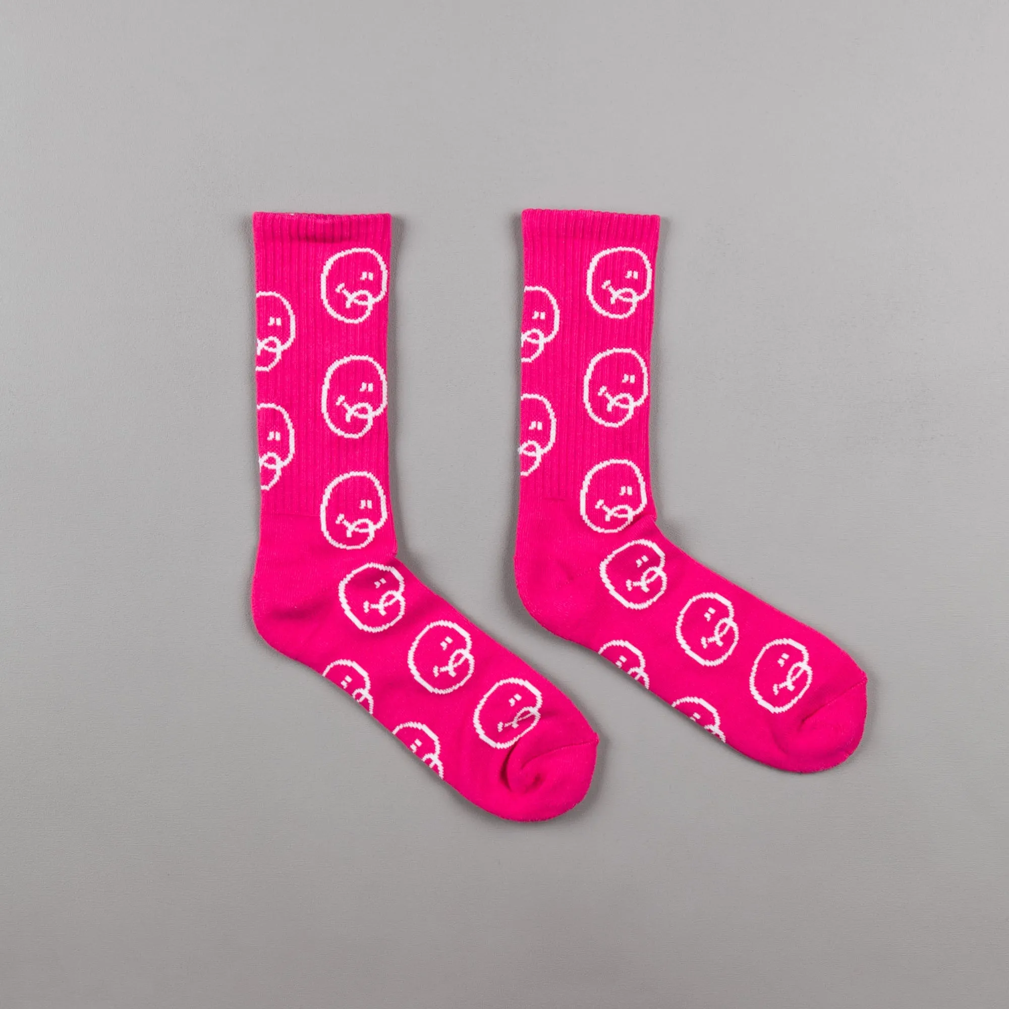 Chrystie NYC Bubble Man Socks (2-Pack) - Black / Pink