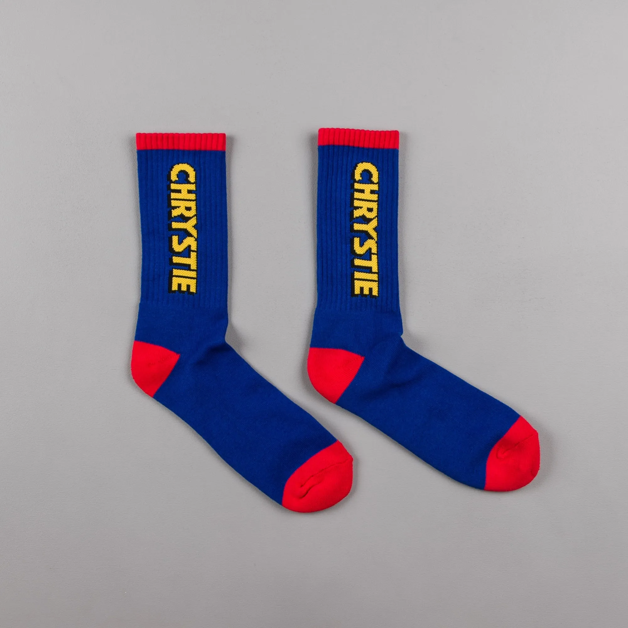Chrystie NYC OG Logo Socks (2-Pack) - White / Blue