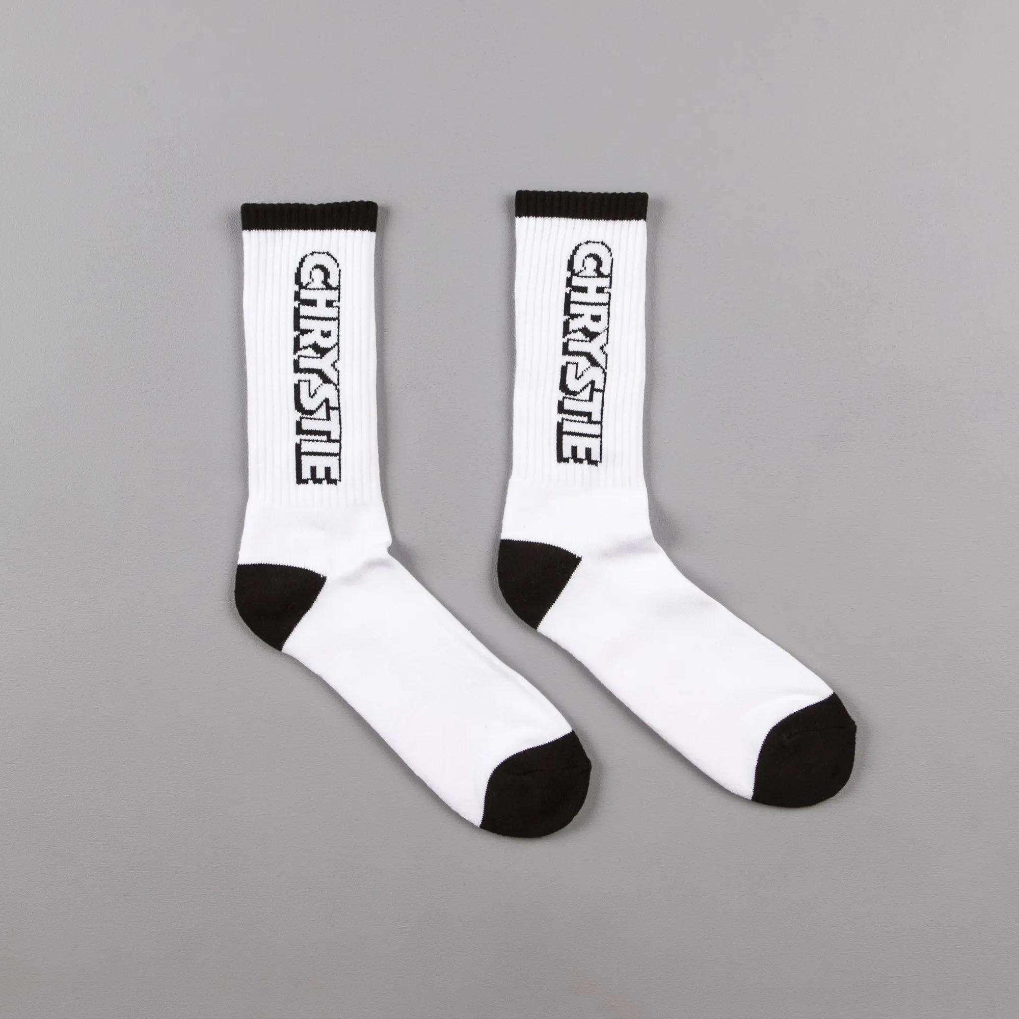 Chrystie NYC OG Logo Socks (2-Pack) - White / Blue