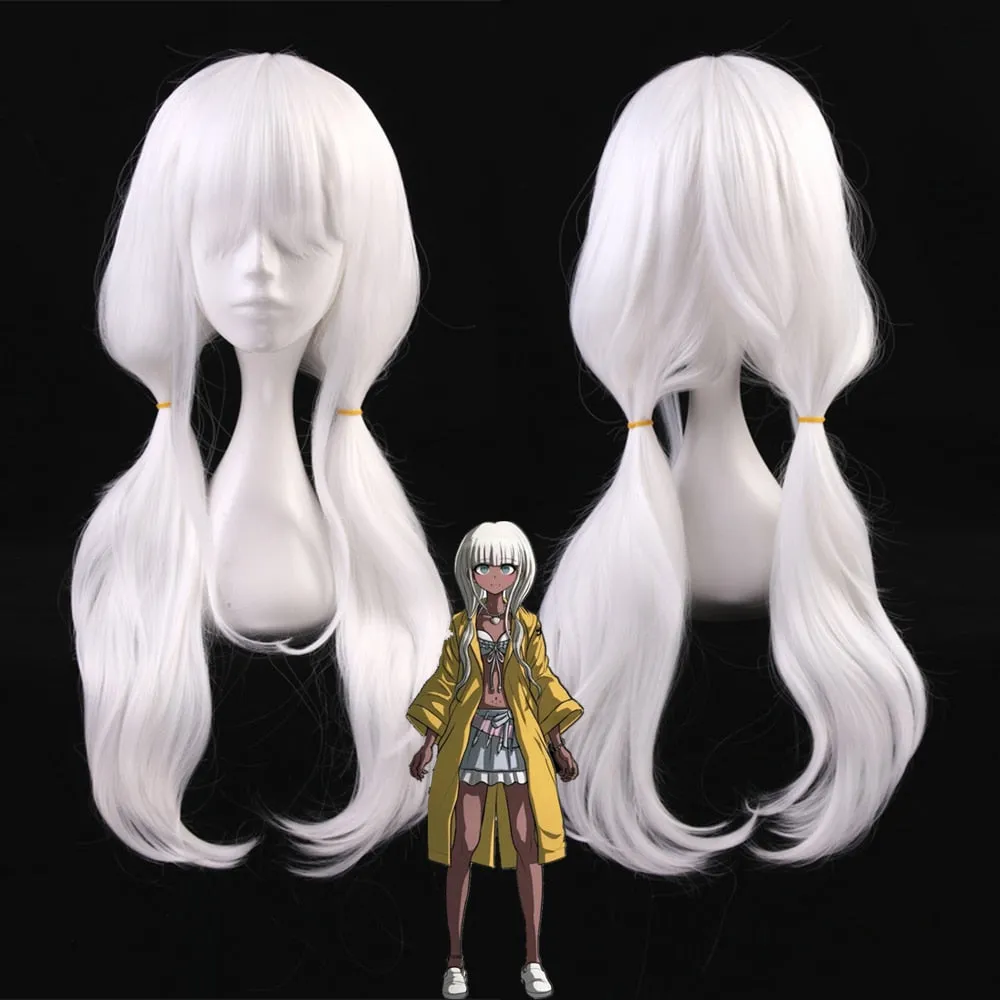 Danganronpapa V3 Killing Harmonyny Angieie Yonagaga Uniform Suit Cosplay Costume Wig Accessories