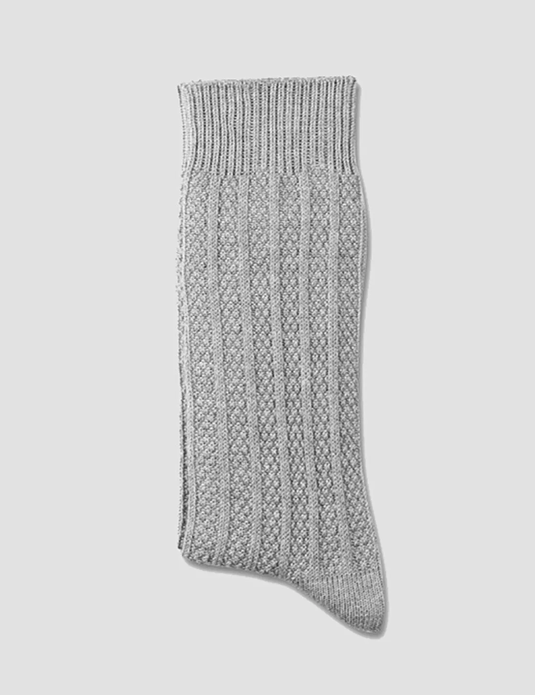 Democratique Relax Bubble Socks - Light Grey Melange