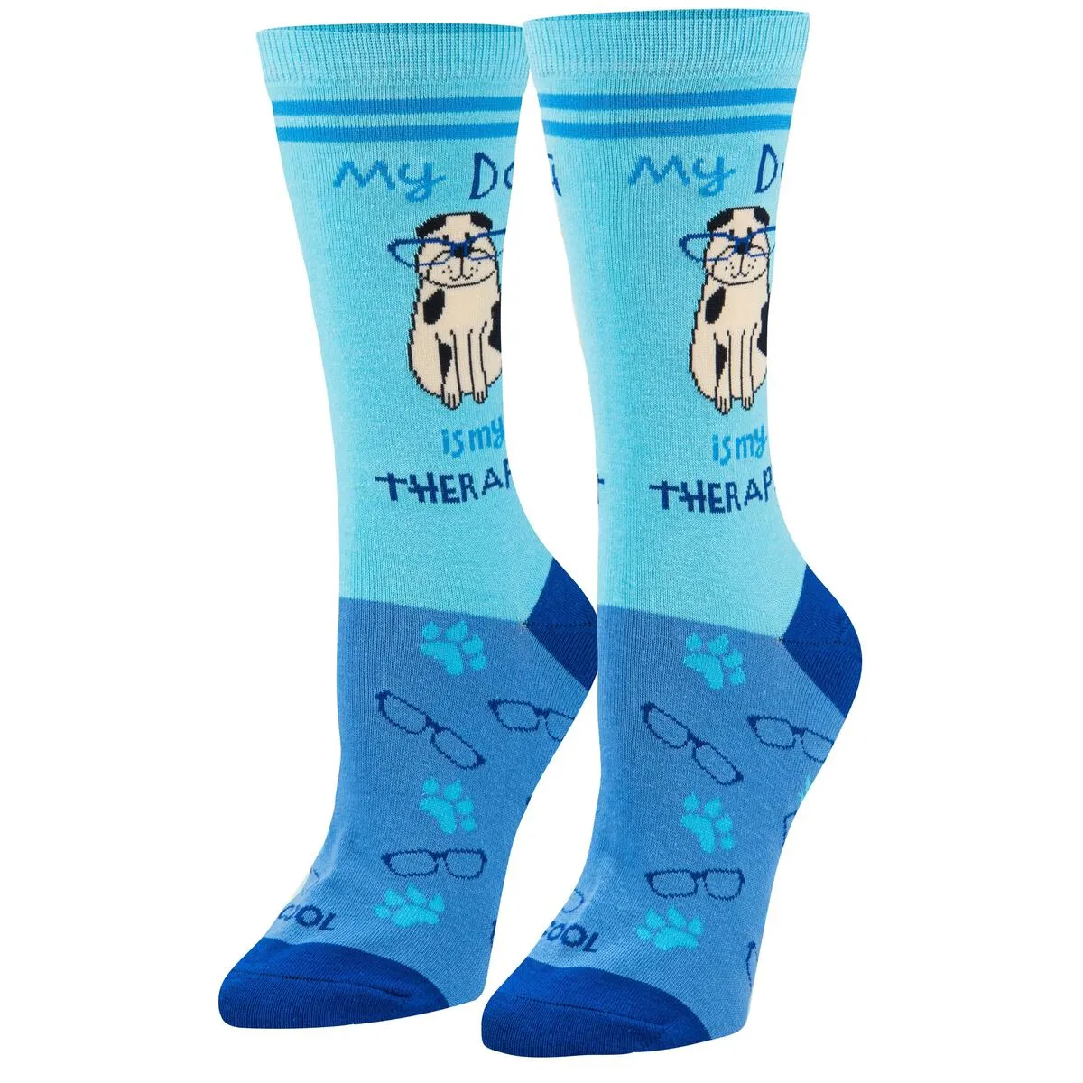 Dog Therapist Cushion Knit Socks - Women