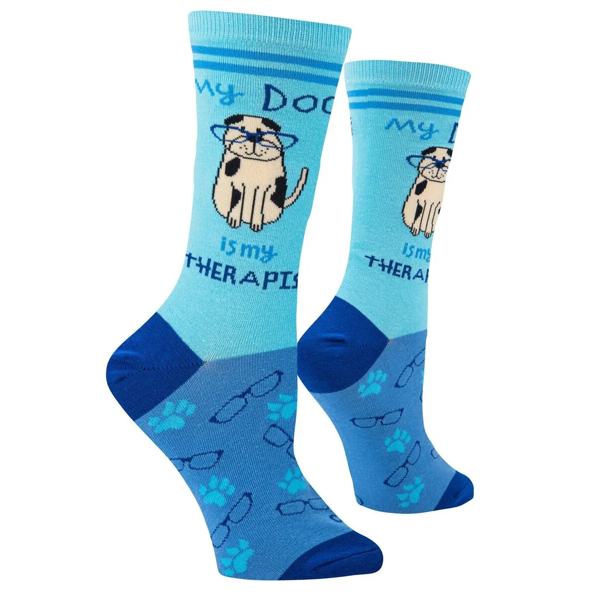 Dog Therapist Cushion Knit Socks - Women
