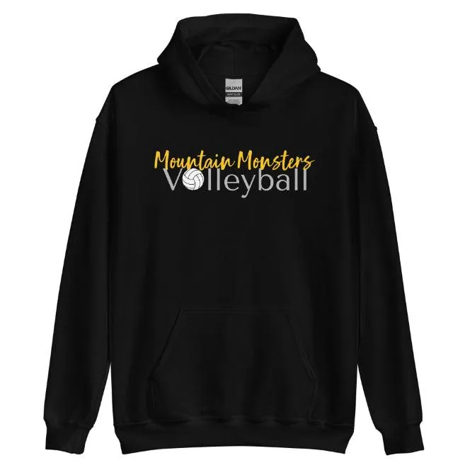 European And American Printing Velvet Padded Hooded Sweatshirt