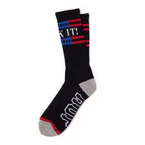 FUCK IT CREW SOCKS SUM15 // BLACK