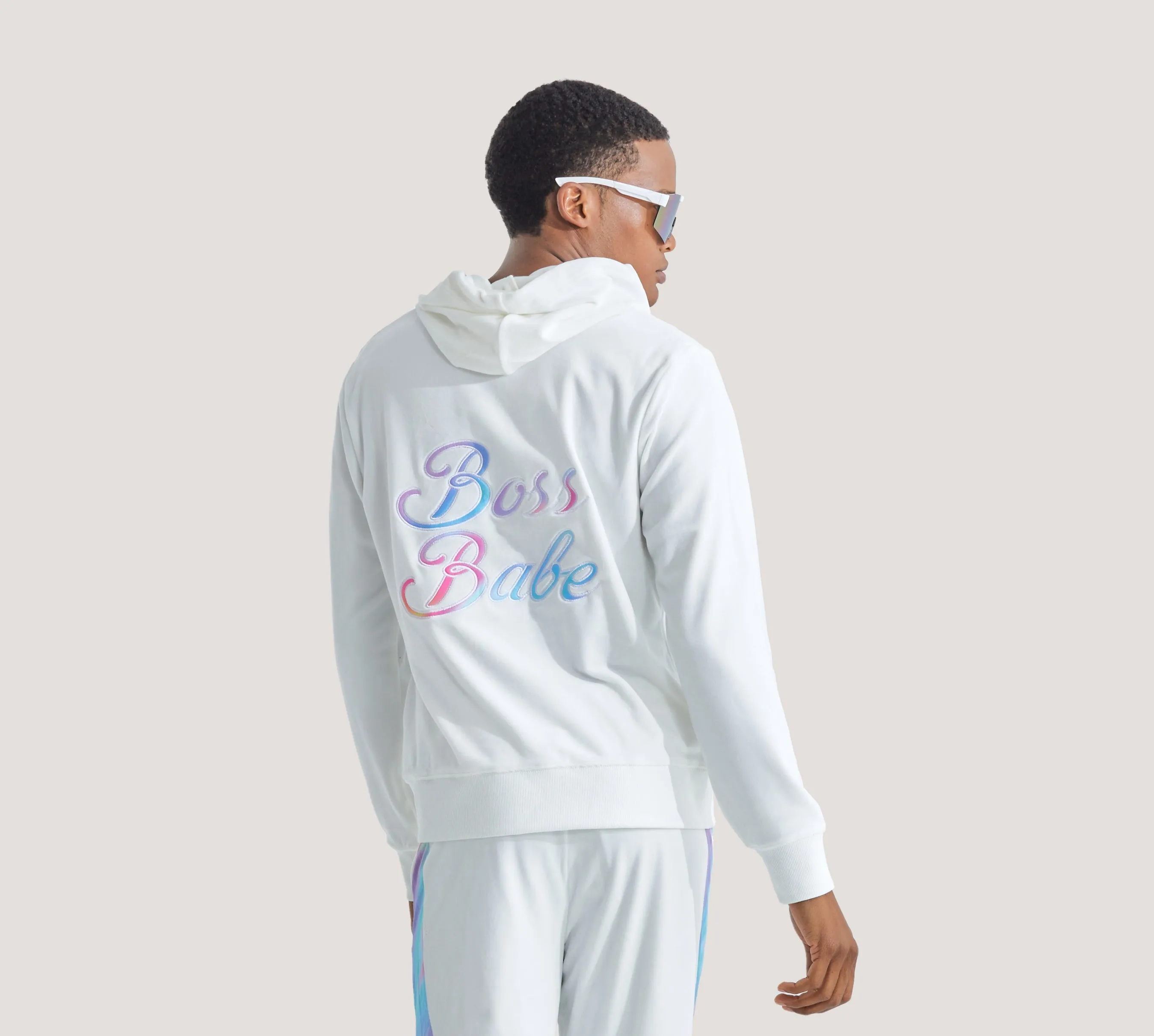 Hologram Boss Babe Hoodie by Paris Hilton Tracksuits