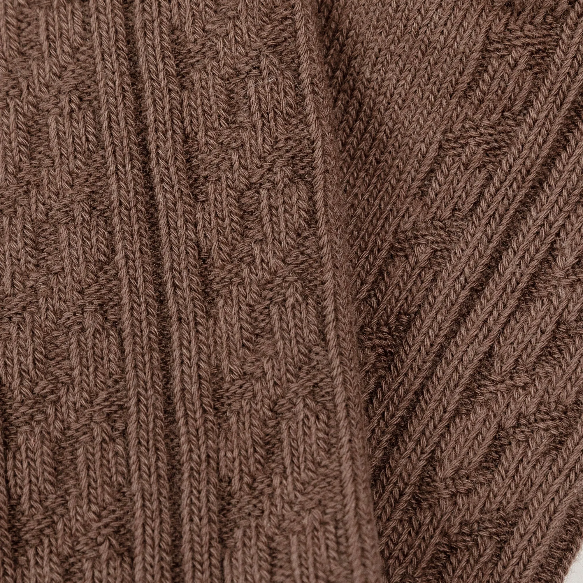 Jacquard Twisted Knit Socks