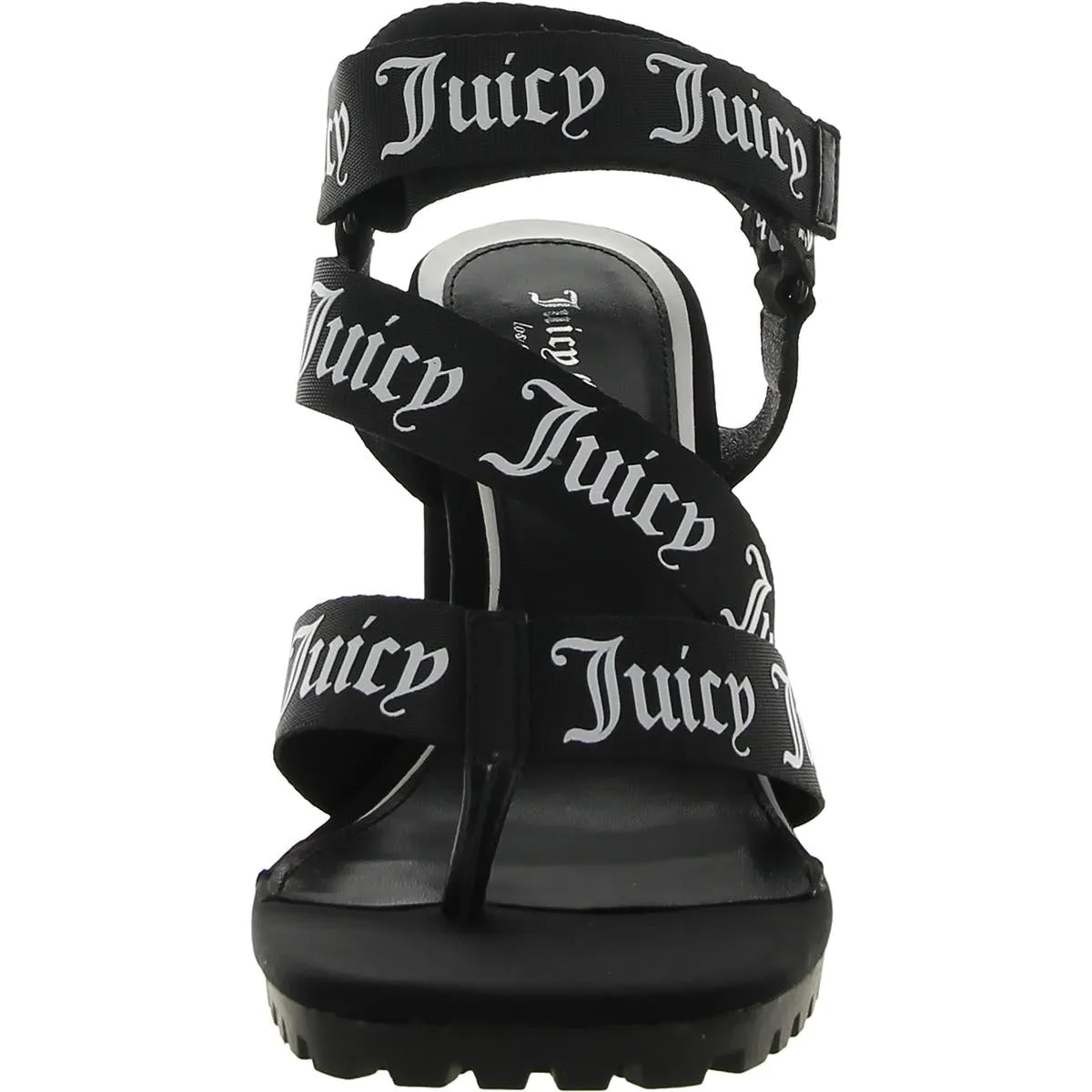 Juicy Couture Womens Georgette Open Toe Strappy Heels