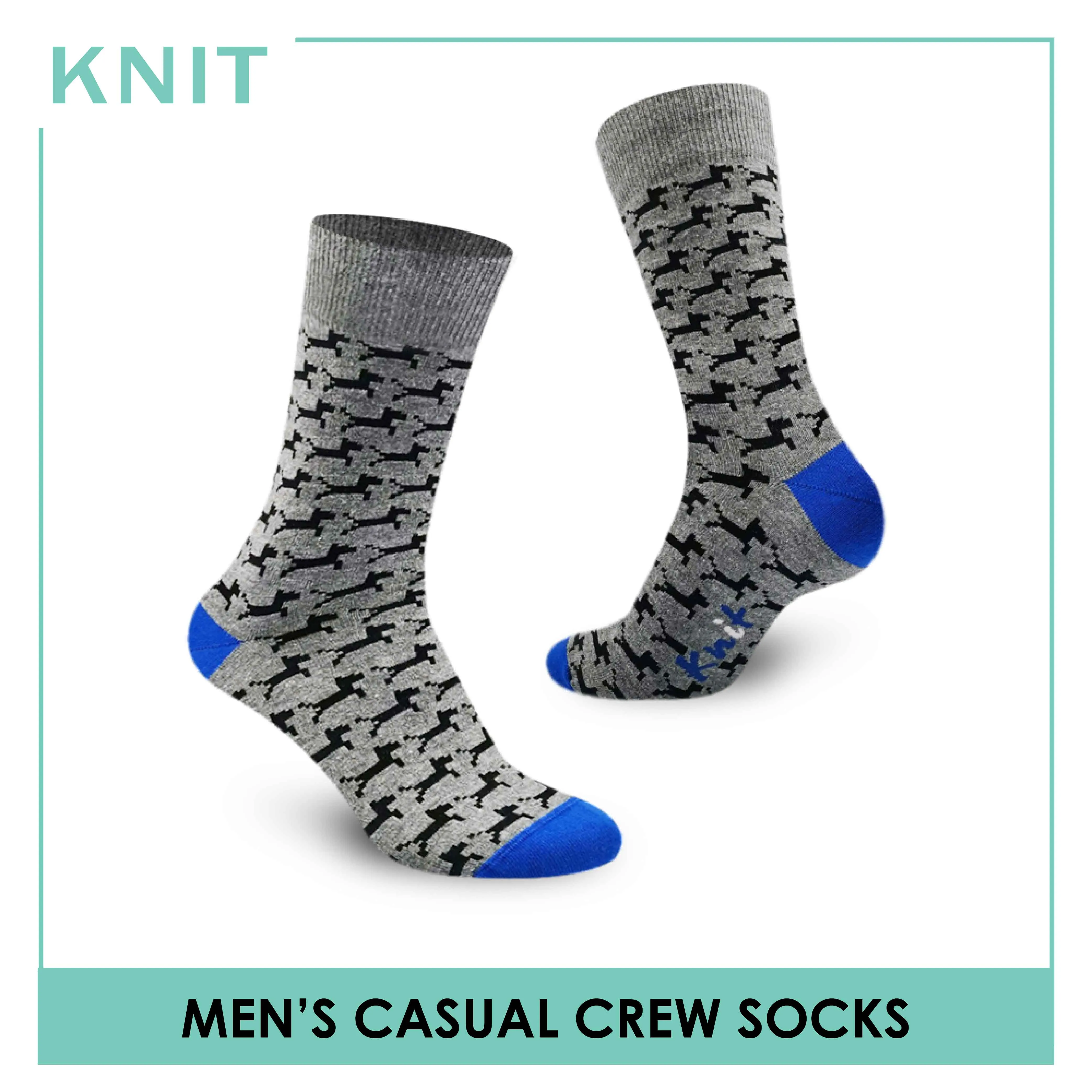 KNIT KMC1834 Men's Casual Crew Socks
