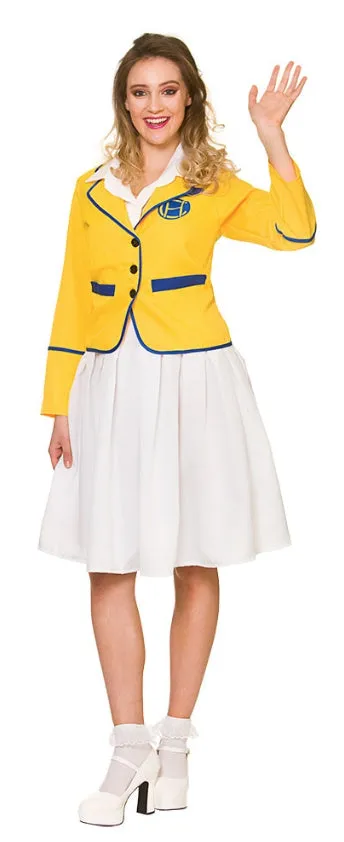 Ladies Holiday Camp Girl 80s Hostess Costume