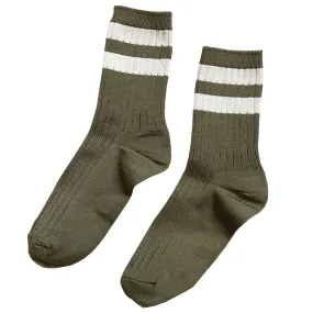 Le Bon Shoppe Her Varsity Socks - Fern