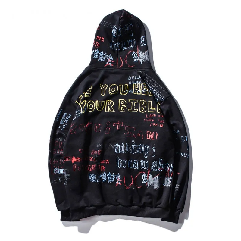 Men's Autumn Casual Hoodie With Print