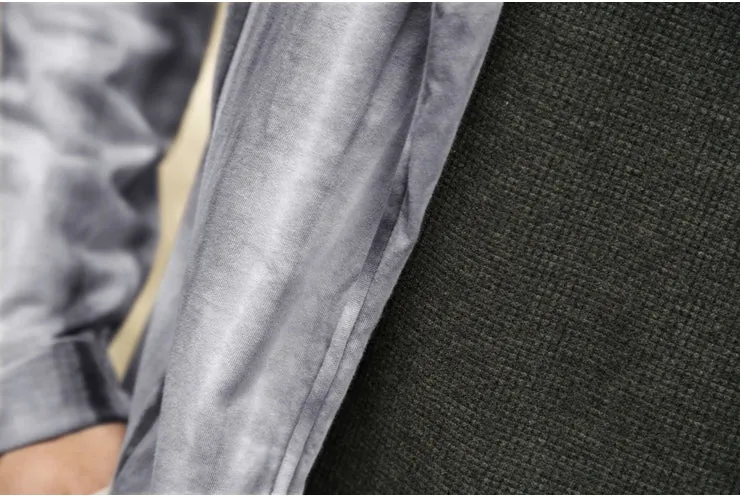 Men's Autumn Casual Thick Warm Long Hooded Cardigan