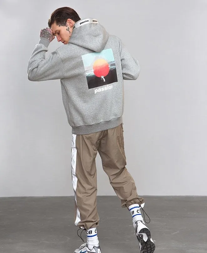Men's Autumn Hooded Sweatshirt