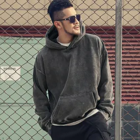 Men's Autumn/Winter Loose Cotton Hooded Sweatshirt
