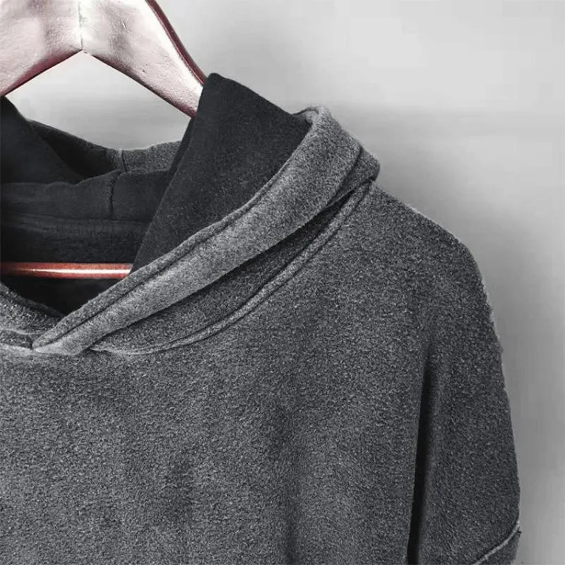 Men's Autumn/Winter Loose Cotton Hooded Sweatshirt