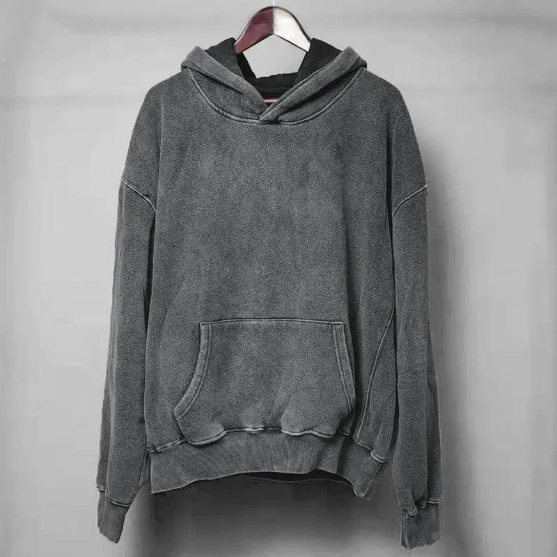 Men's Autumn/Winter Loose Cotton Hooded Sweatshirt