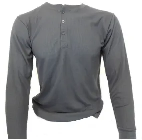men's henley thermal shirts - sizes m-2xl Case of 48
