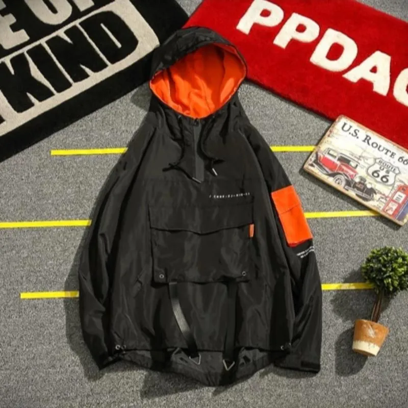Men's Loose Hoodie With Pockets