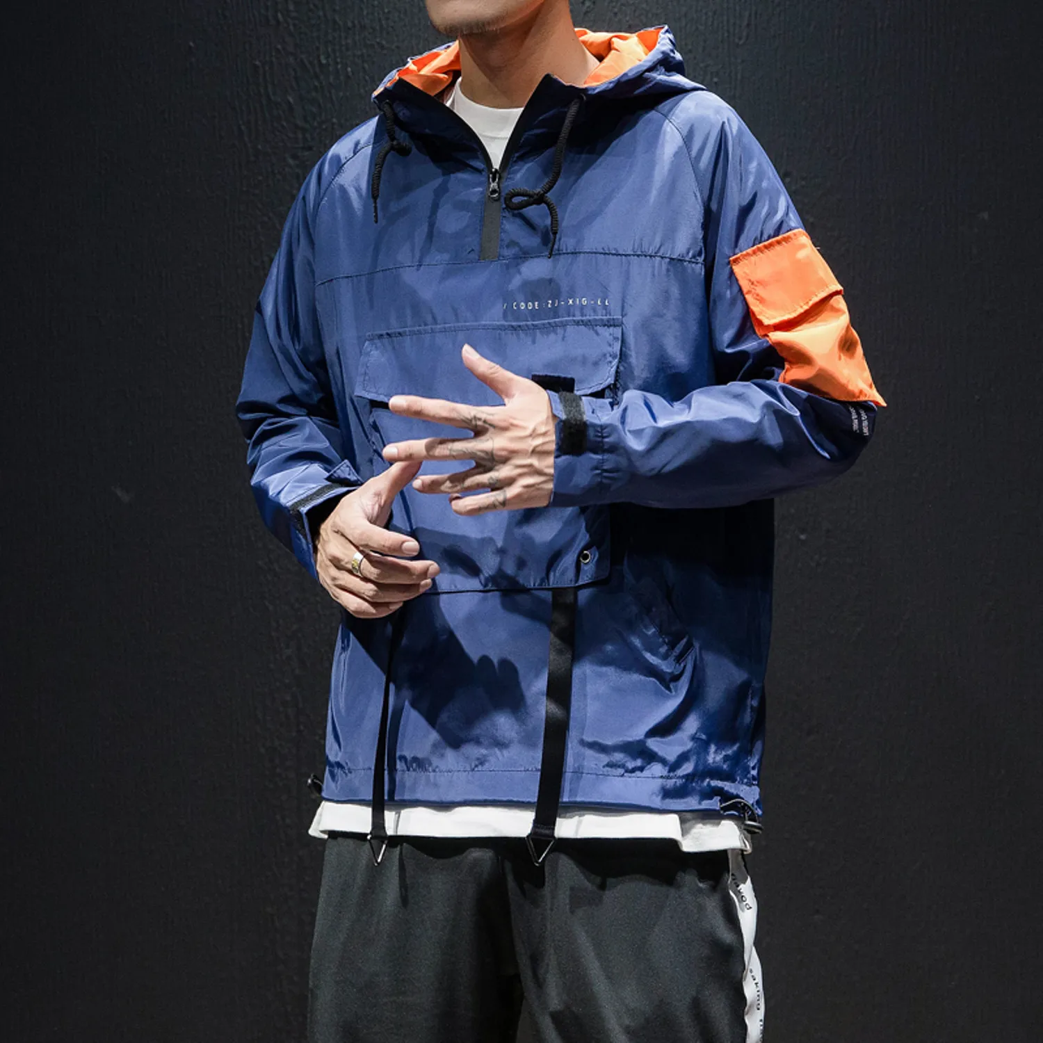 Men's Loose Hoodie With Pockets