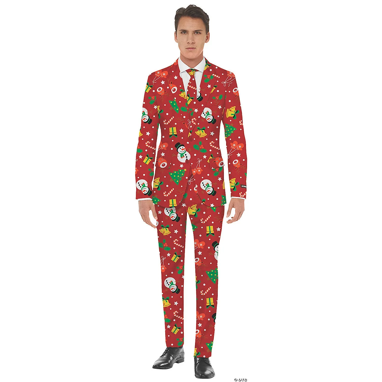 Men's Red Icon Christmas Suit