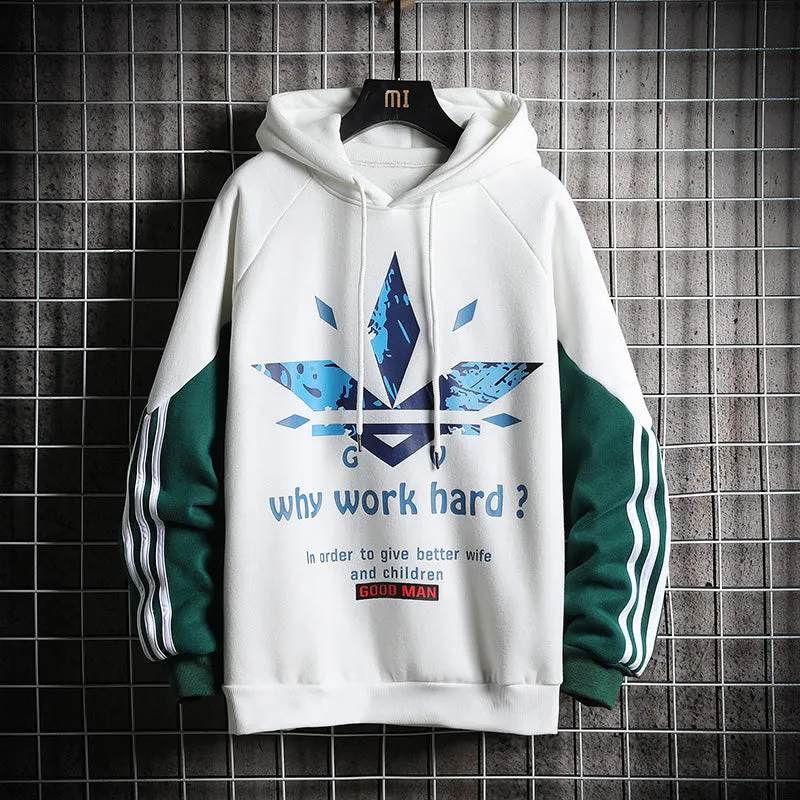 Men's Winter Hoodie "Why Work Hard?"