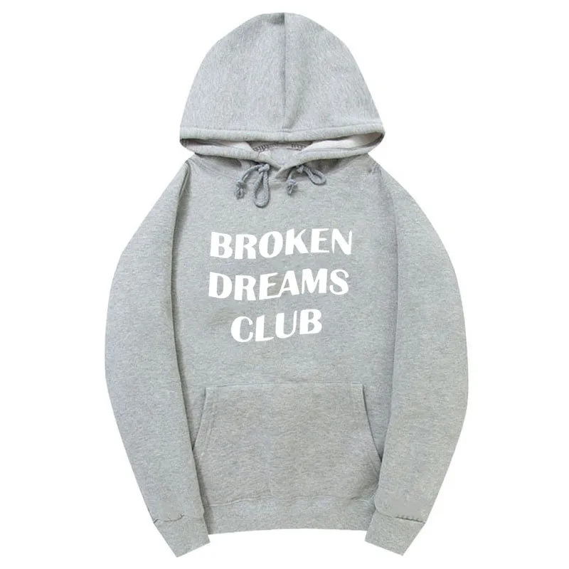 Men's/Women's Hooded Sweatshirt "Broken Dreams Club"
