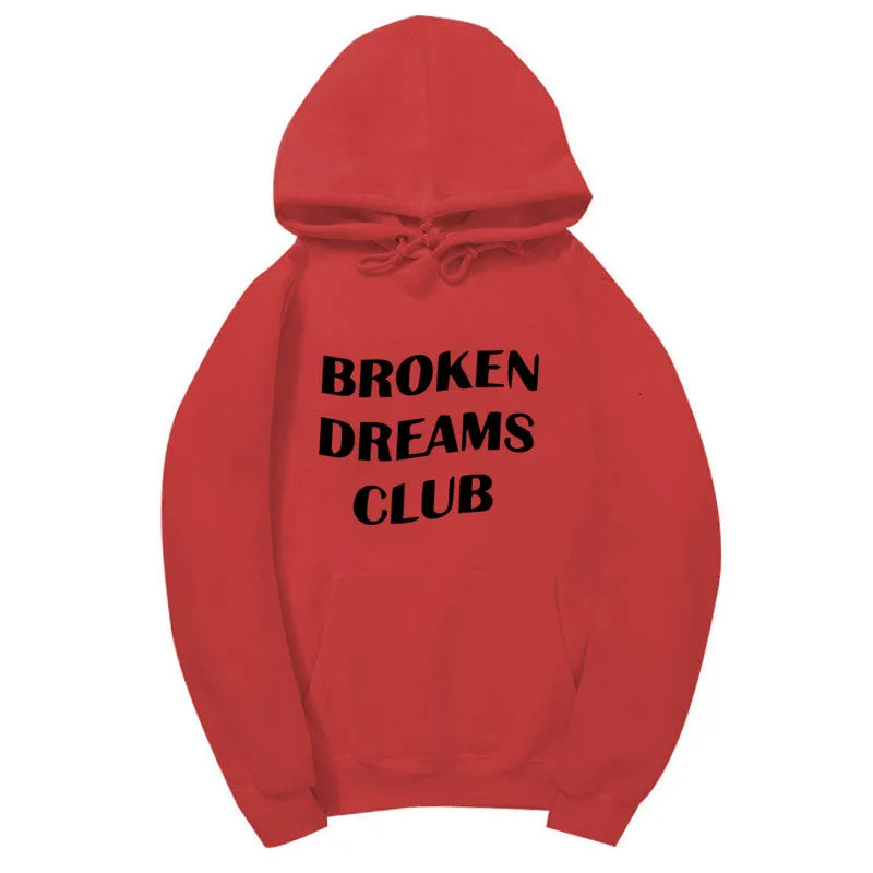 Men's/Women's Hooded Sweatshirt "Broken Dreams Club"