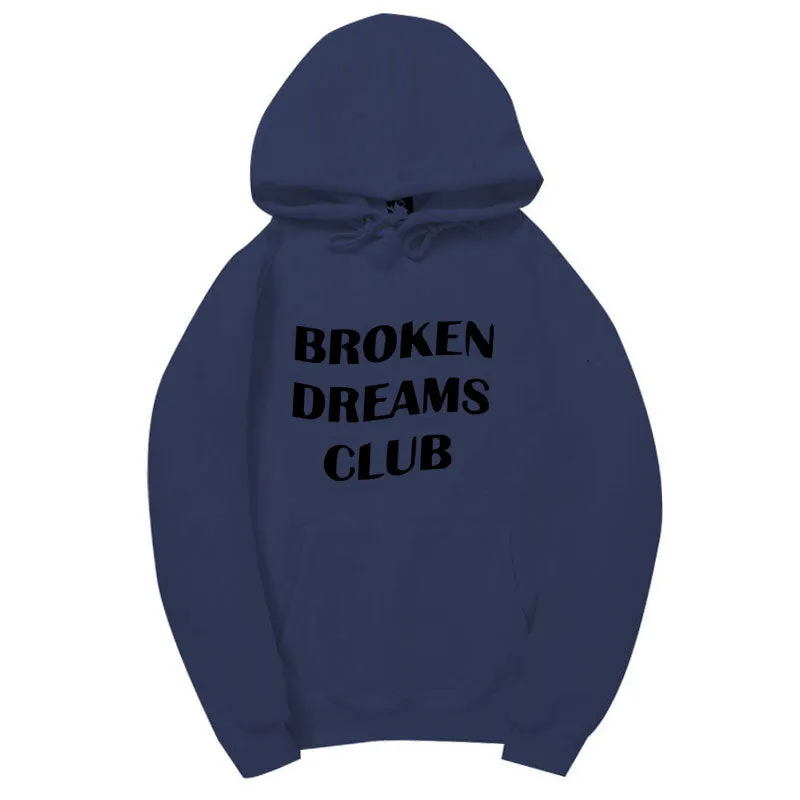 Men's/Women's Hooded Sweatshirt "Broken Dreams Club"