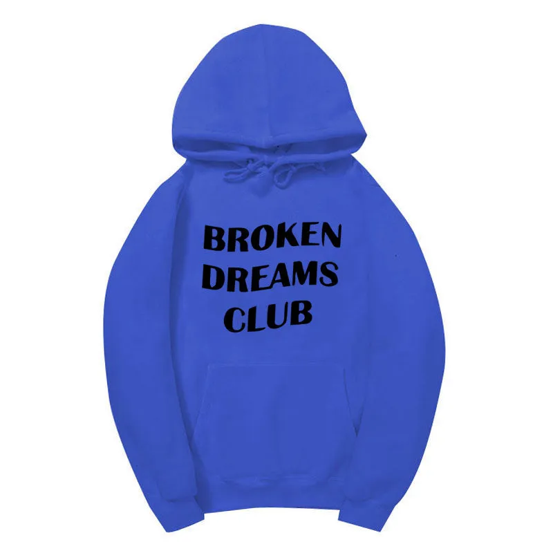 Men's/Women's Hooded Sweatshirt "Broken Dreams Club"