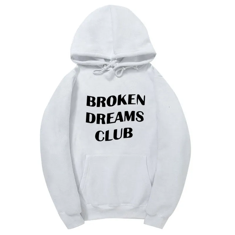 Men's/Women's Hooded Sweatshirt "Broken Dreams Club"