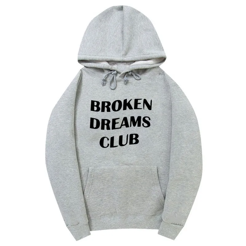 Men's/Women's Hooded Sweatshirt "Broken Dreams Club"