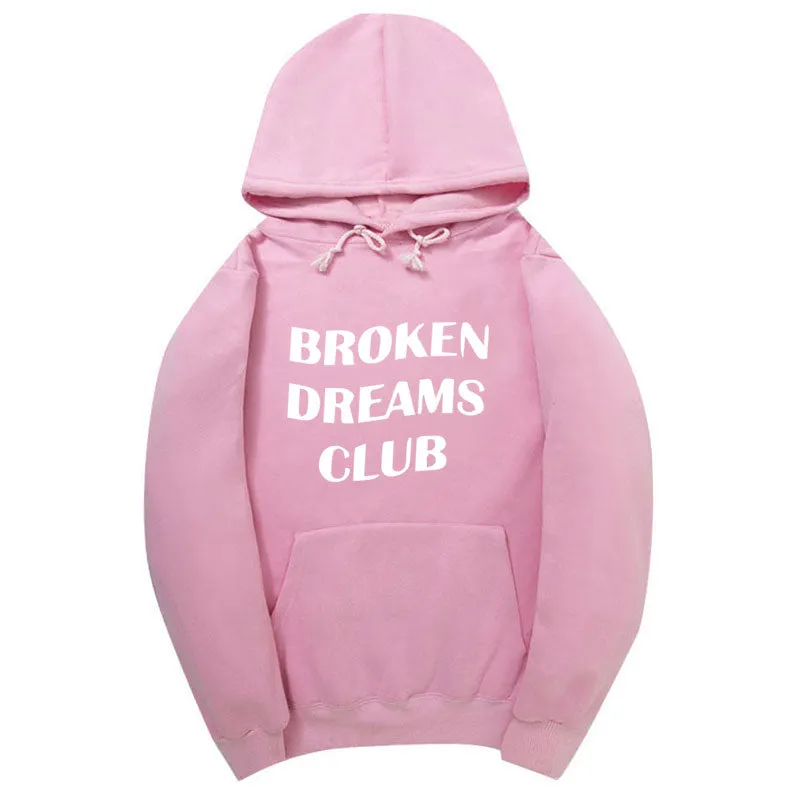 Men's/Women's Hooded Sweatshirt "Broken Dreams Club"