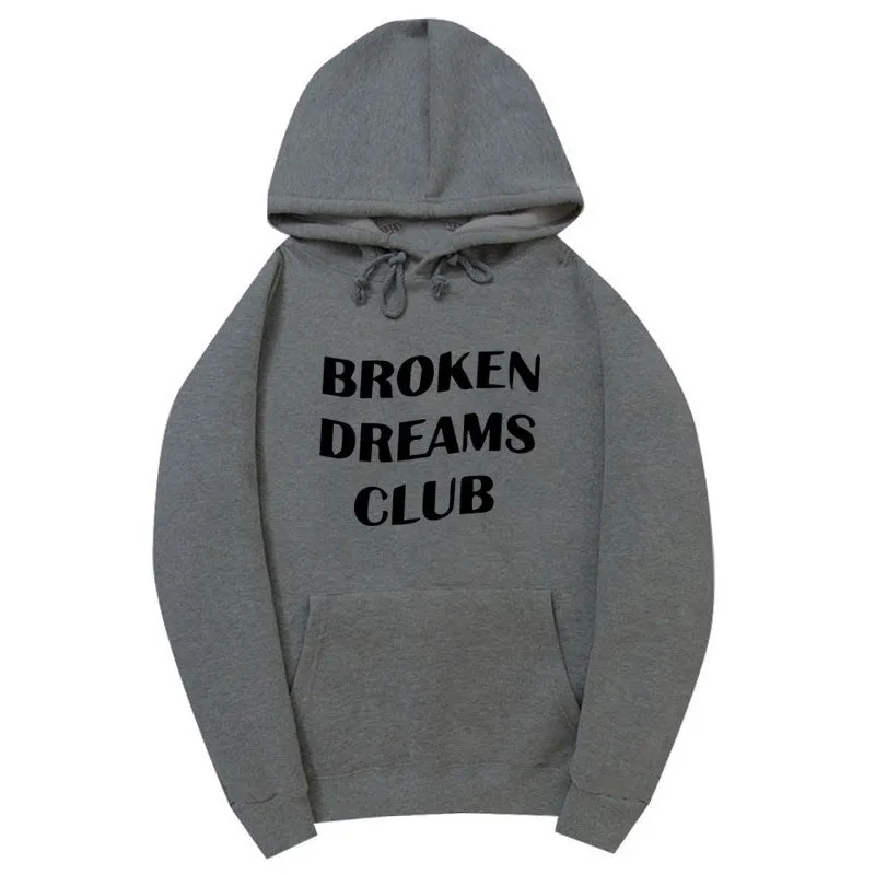 Men's/Women's Hooded Sweatshirt "Broken Dreams Club"