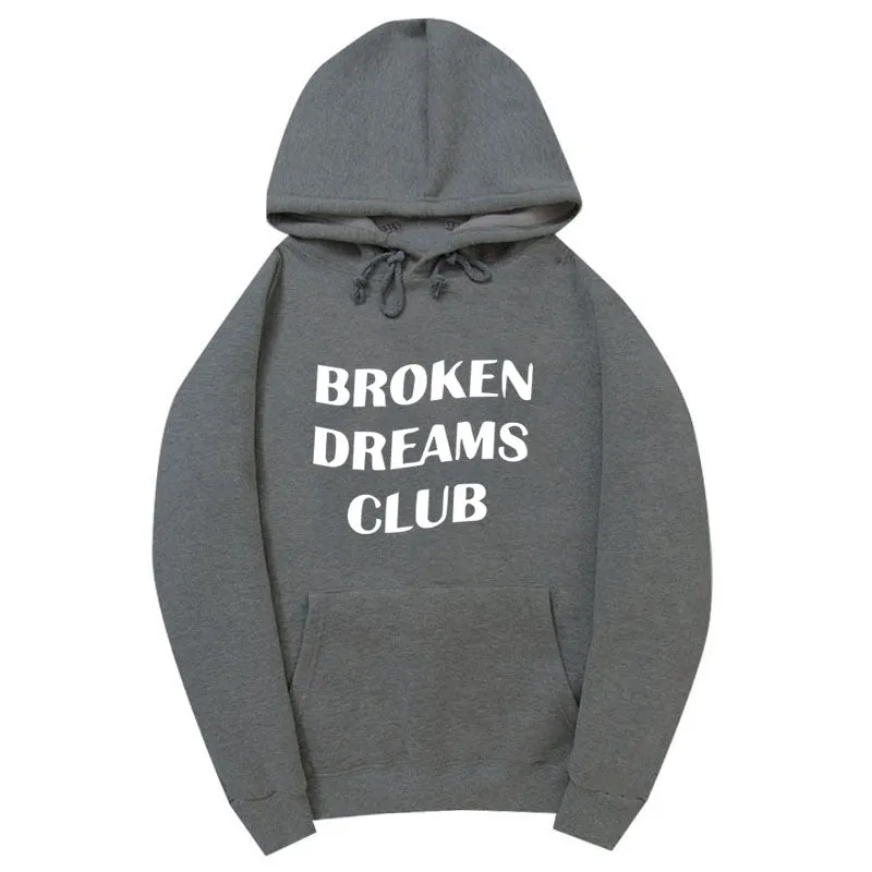 Men's/Women's Hooded Sweatshirt "Broken Dreams Club"