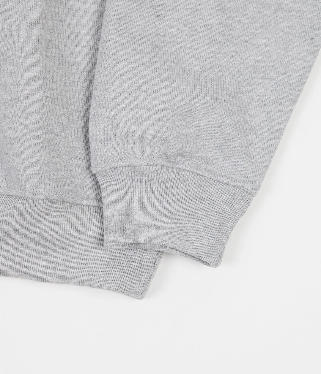Polar Collar Zip Sweatshirt - Sport Grey