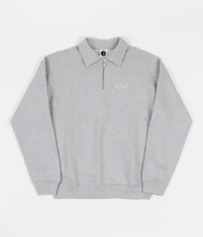 Polar Collar Zip Sweatshirt - Sport Grey