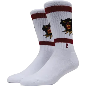 PSOCKADELIC Mad Cat Crew Socks - 1pr