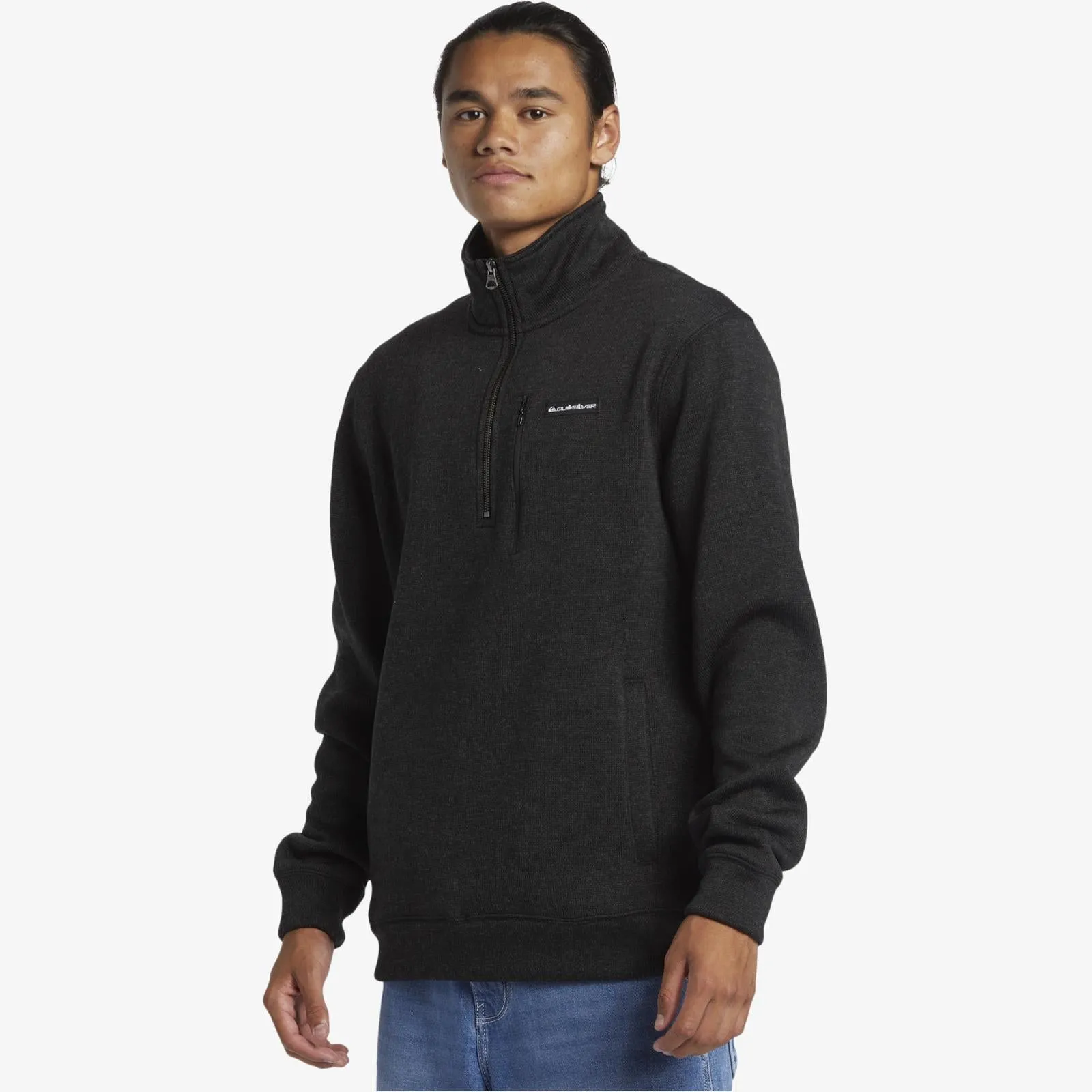 Quiksilver Mens Keller Half Zip Sweatshirt